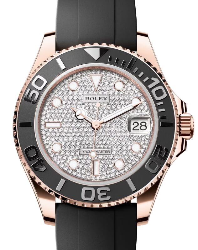 Rolex Yacht-Master 37 37 mm 268655PAVE Rose Gold Luminous