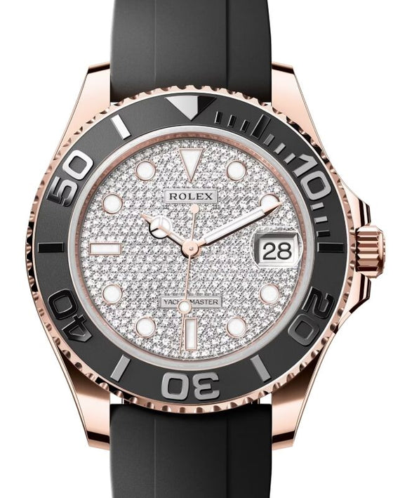 Rolex Yacht-Master 37 37 mm 268655PAVE Rose Gold Luminous