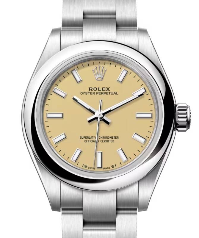 Rolex Oyster Perpetual 28 mm 276200BEI Steel Luminous