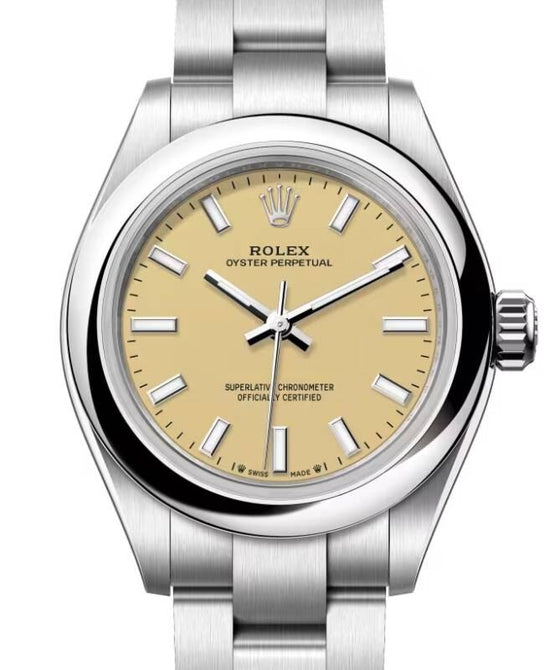 Rolex Oyster Perpetual 28 mm 276200BEI Steel Luminous