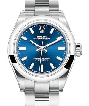 Rolex Oyster Perpetual 28 mm 276200BLSO Steel Luminous