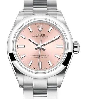 Rolex Oyster Perpetual 28 mm 276200PSO Steel Luminous
