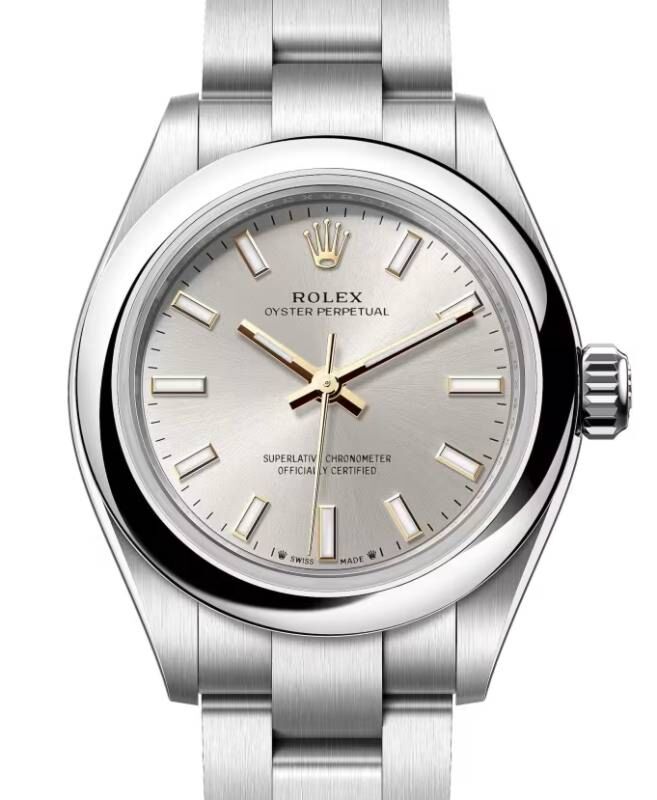 Rolex Oyster Perpetual 28 mm 276200SSO Steel Luminous