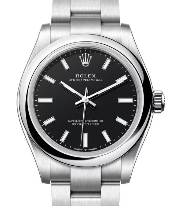 Rolex Oyster Perpetual 31 mm 277200NBLK Steel Luminous