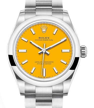 Rolex Oyster Perpetual 31 mm 277200YSO Steel Luminous