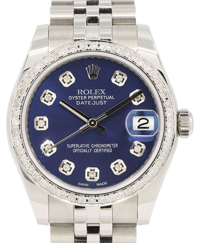 Rolex Datejust Lady 31 31 mm 278240BDJ Steel/White Gold/Diamonds Blue
