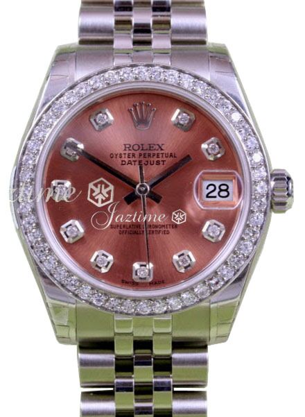 Rolex Datejust Lady 31 31 mm 278240PDBJ Steel/White Gold/Diamonds Pink