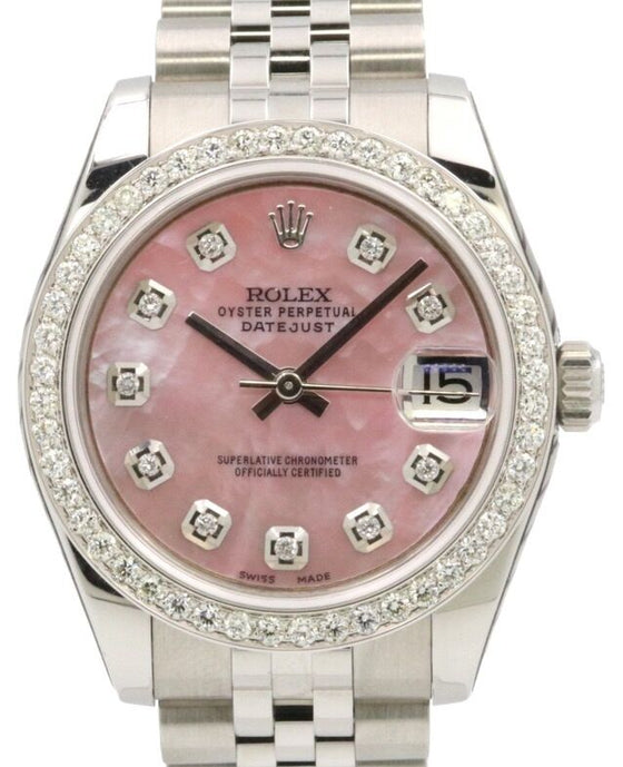 Rolex Datejust Lady 31 31 mm 278240PMOPDJ2 Steel/White Gold/Diamonds Pink