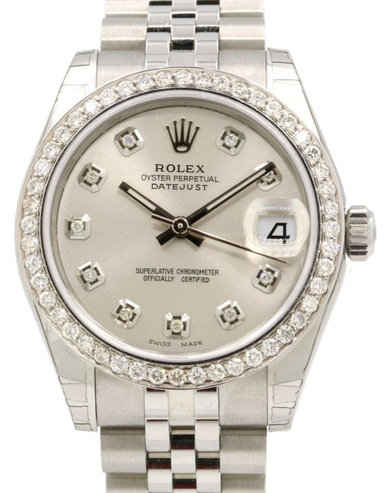 Rolex Datejust Lady 31 31 mm 278240SDBJ Steel/White Gold/Diamonds Silver