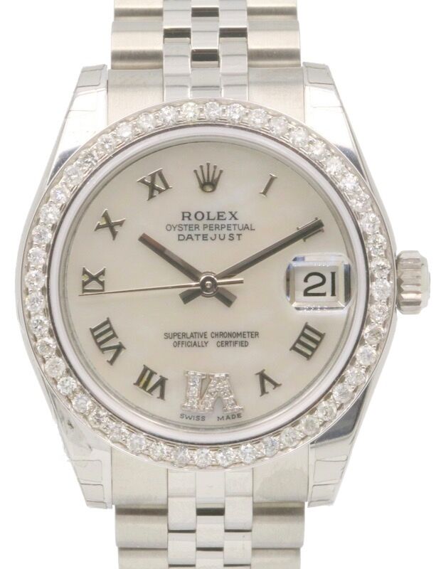 Rolex Datejust Lady 31 31 mm 278240WMOPD6 Steel/White Gold/Diamonds White Mother of Pearl