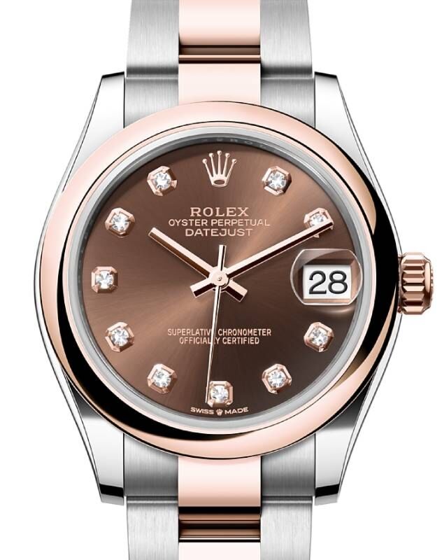 Rolex Lady-Datejust 31 31 mm 278241CDO Steel/Rose Gold Chocolate