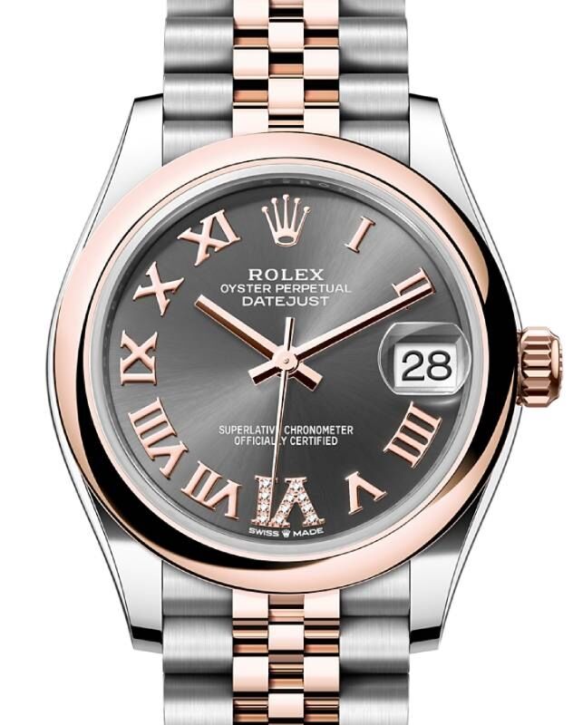 Rolex Lady-Datejust 31 31 mm 278241RRDVIJ Steel/Rose Gold Slate