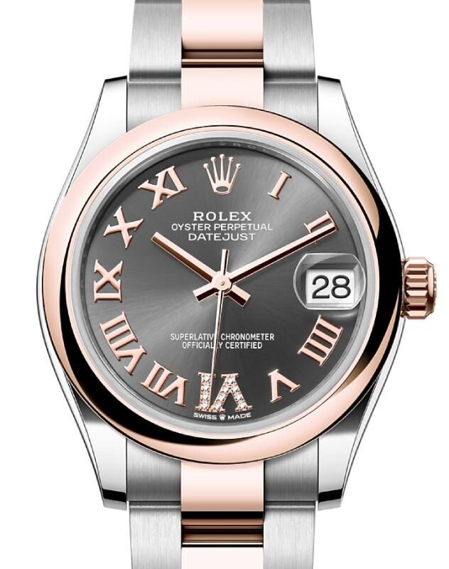 Rolex Lady-Datejust 31 31 mm 278241SRDVIO Steel/Rose Gold Slate