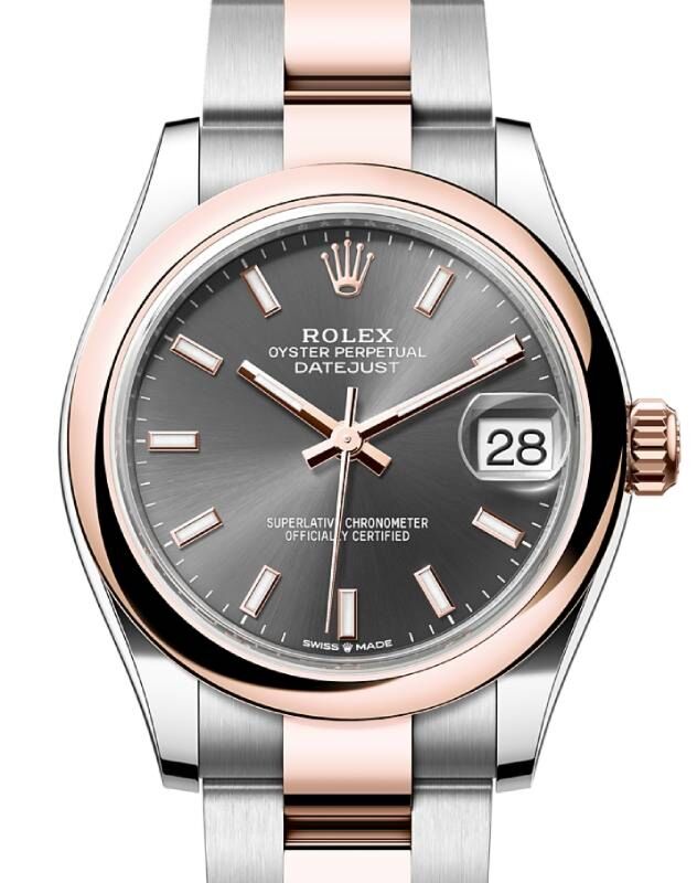 Rolex Lady-Datejust 31 31 mm 278241SSO Steel/Rose Gold Slate