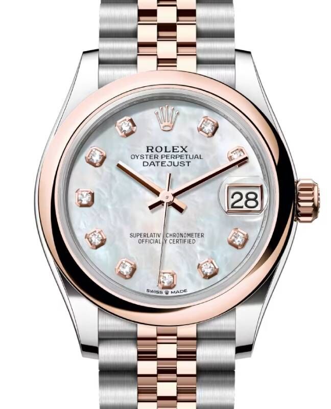 Rolex Lady-Datejust 31 31 mm 278241WMDJ Steel/Rose Gold White Mother of Pearl