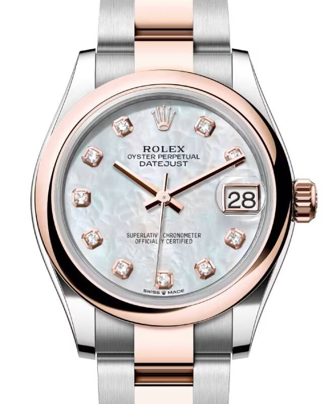Rolex Lady-Datejust 31 31 mm 278241WMDO Steel/Rose Gold White Mother of Pearl