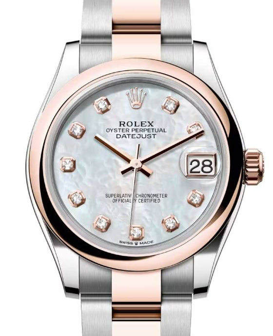 Rolex Lady-Datejust 31 31 mm 278241WMDO Steel/Rose Gold White Mother of Pearl