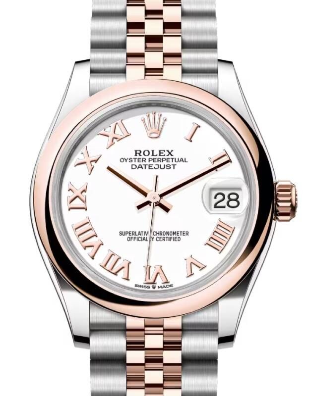 Rolex Lady-Datejust 31 31 mm 278241WRJ Steel/Rose Gold White