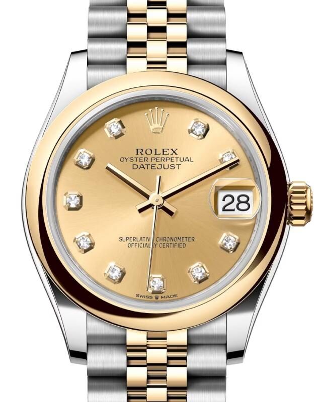 Rolex Lady-Datejust 31 31 mm 278243CDJ Steel/Yellow Gold Champagne