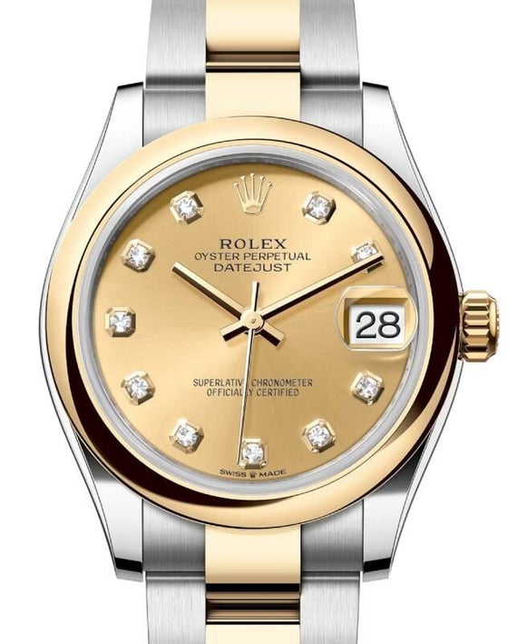 Rolex Lady-Datejust 31 31 mm 278243CDO Steel/Yellow Gold Champagne