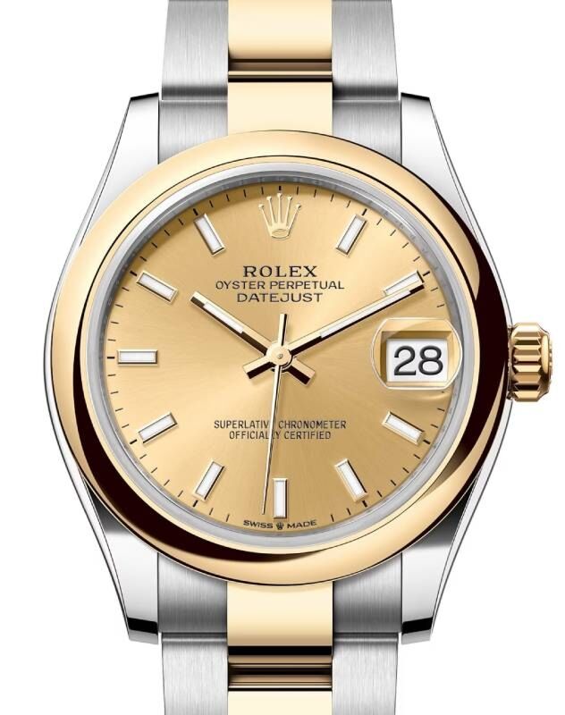Rolex Lady-Datejust 31 31 mm 278243CSO Steel/Yellow Gold Champagne