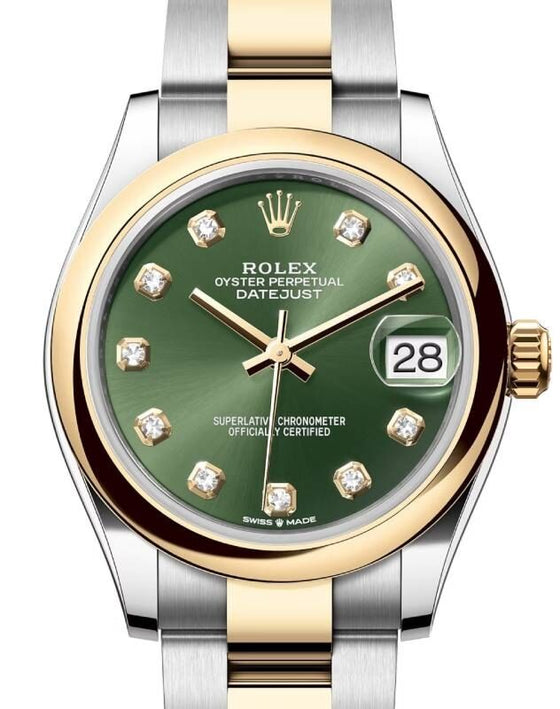 Rolex Lady-Datejust 31 31 mm 278243OGDO Steel/Yellow Gold Green