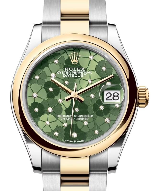 Rolex Lady-Datejust 31 31 mm 278243OGFLOMDO Steel/Yellow Gold Green