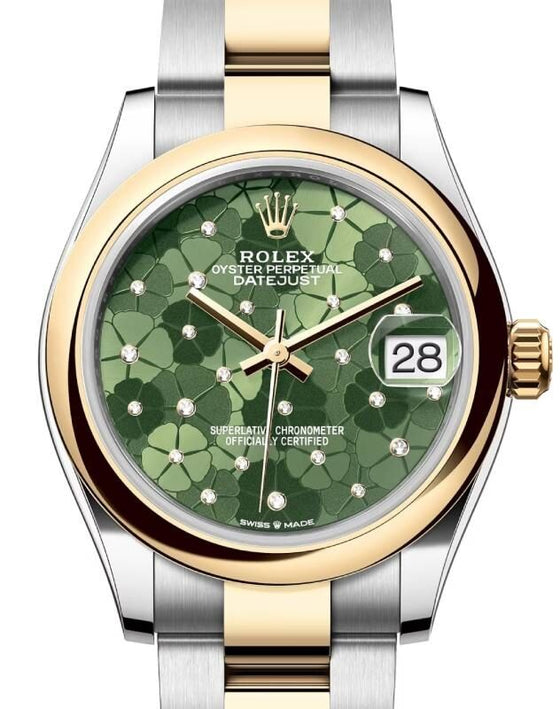 Rolex Lady-Datejust 31 31 mm 278243OGFLOMDO Steel/Yellow Gold Green