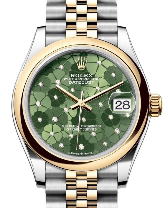 Rolex Lady-Datejust 31 31 mm 278243OGMDJ Steel/Yellow Gold Green