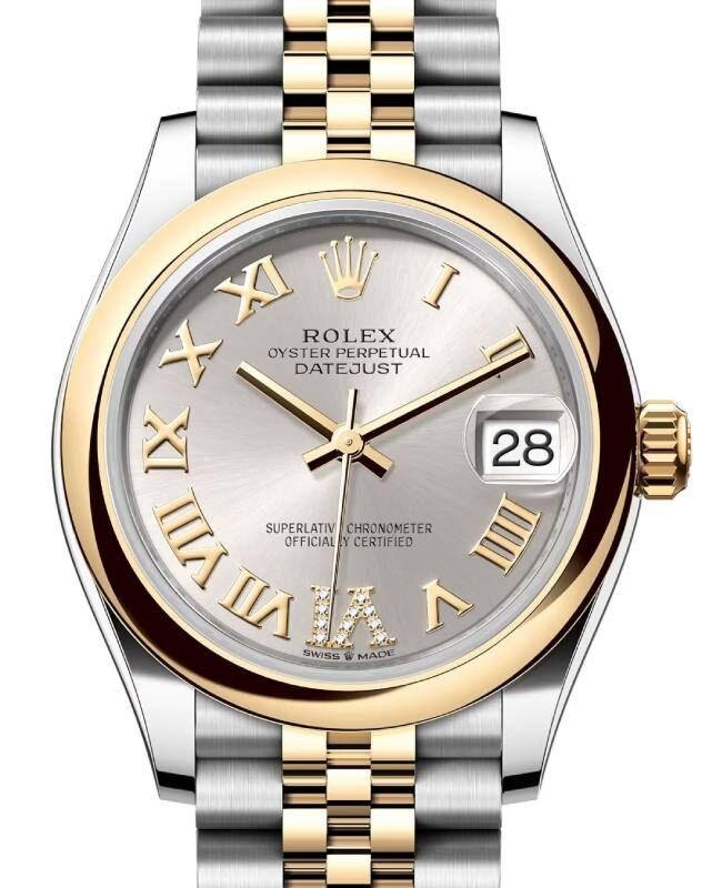 Rolex Lady-Datejust 31 31 mm 278243SRDVIJ Steel/Yellow Gold Silver