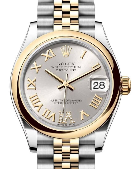 Rolex Lady-Datejust 31 31 mm 278243SRDVIJ Steel/Yellow Gold Silver