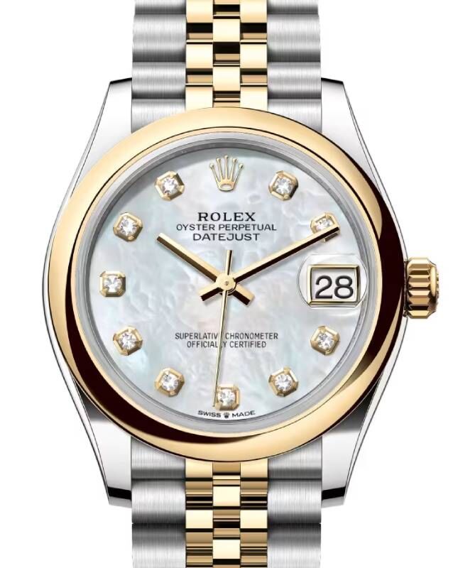 Rolex Lady-Datejust 31 31 mm 278243WMDJ Steel/Yellow Gold White Mother of Pearl