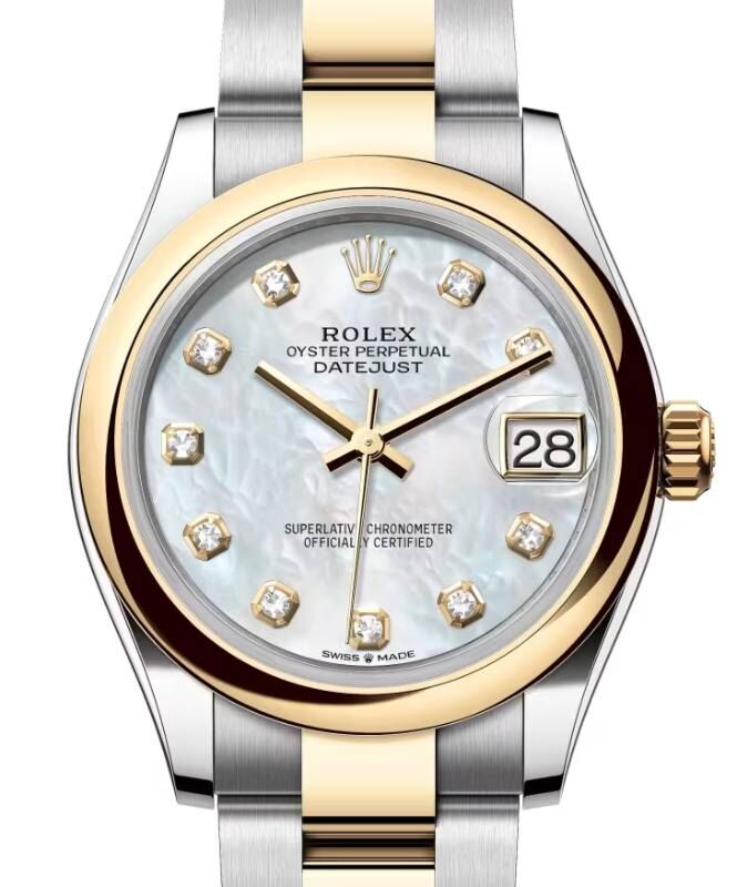 Rolex Lady-Datejust 31 31 mm 278243WMDO Steel/Yellow Gold White Mother of Pearl