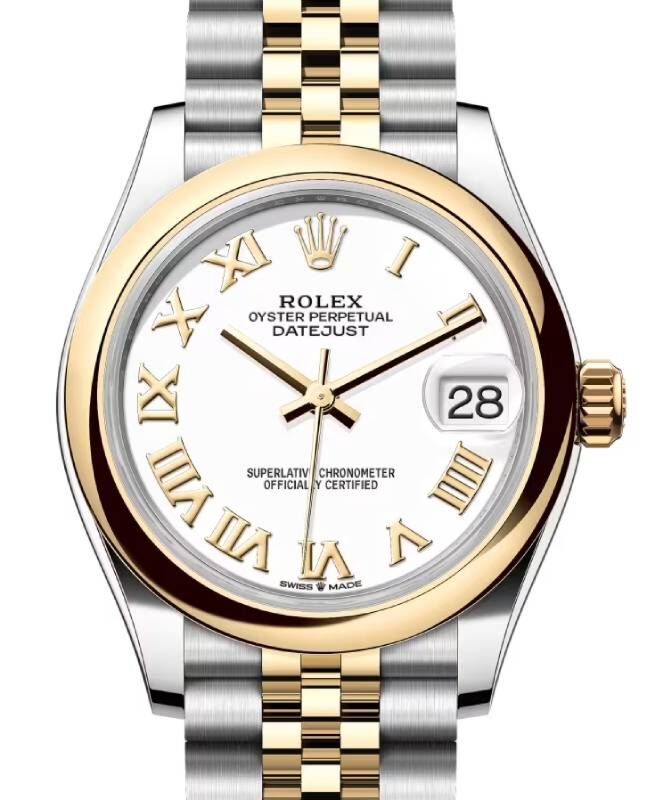 Rolex Lady-Datejust 31 31 mm 278243WRJ Steel/Yellow Gold White