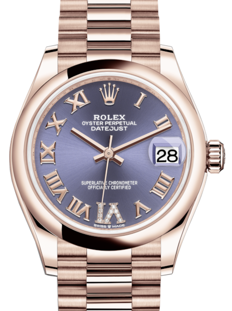 Rolex Lady-Datejust 31 31 mm 278245ARDVIP Rose Gold Aubergine