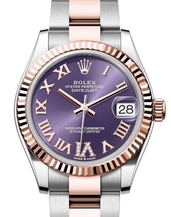 Rolex Lady-Datejust 31 31 mm 278271ARDVIO Steel/Rose Gold Aubergine