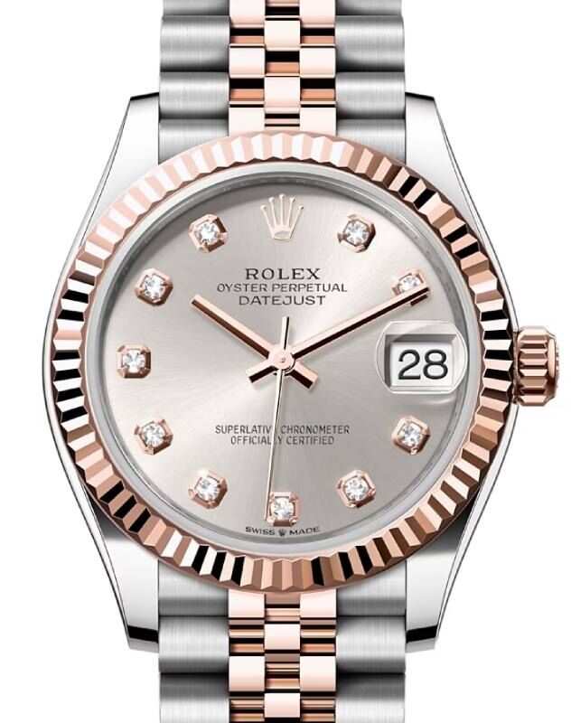 Rolex Lady-Datejust 31 31 mm 278271SDJ Steel/Rose Gold Silver