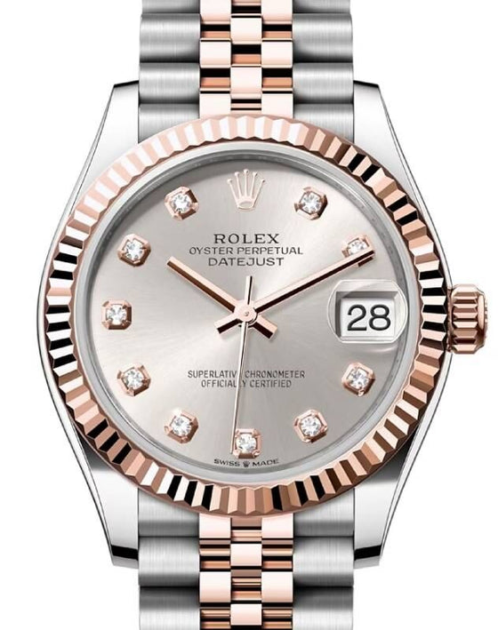 Rolex Lady-Datejust 31 31 mm 278271SDJ Steel/Rose Gold Silver