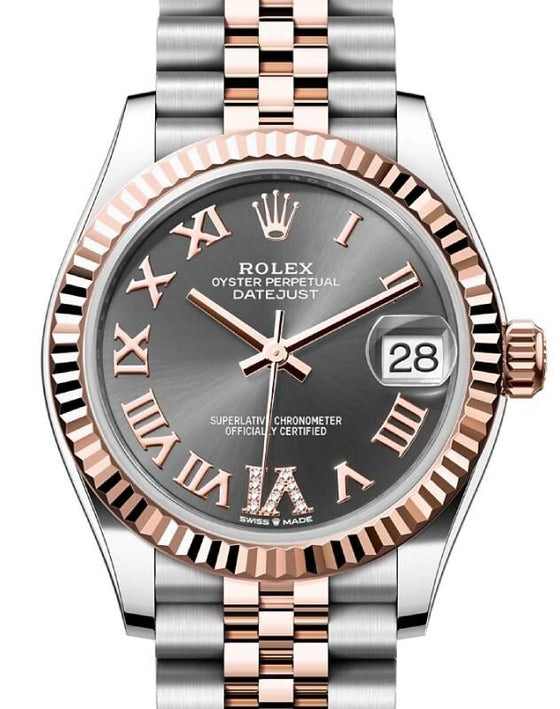 Rolex Lady-Datejust 31 31 mm 278271SRDVIJ Steel/Rose Gold Slate