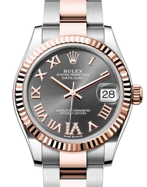 Rolex Lady-Datejust 31 31 mm 278271SRDVIO Steel/Rose Gold Slate