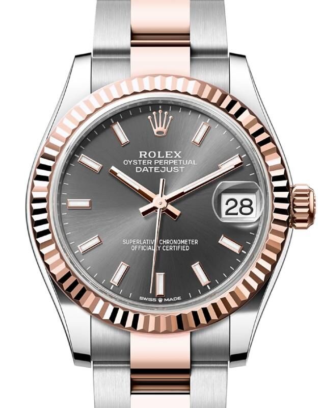 Rolex Lady-Datejust 31 31 mm 278271SSO Steel/Rose Gold Slate