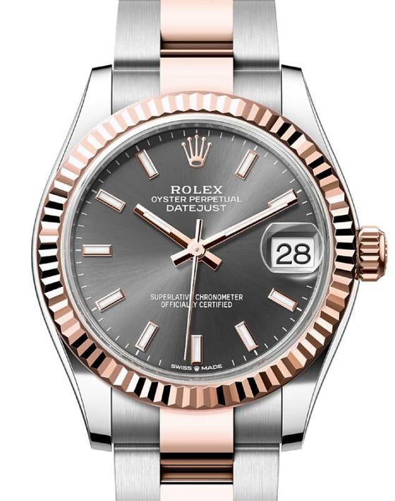 Rolex Lady-Datejust 31 31 mm 278271SSO Steel/Rose Gold Slate