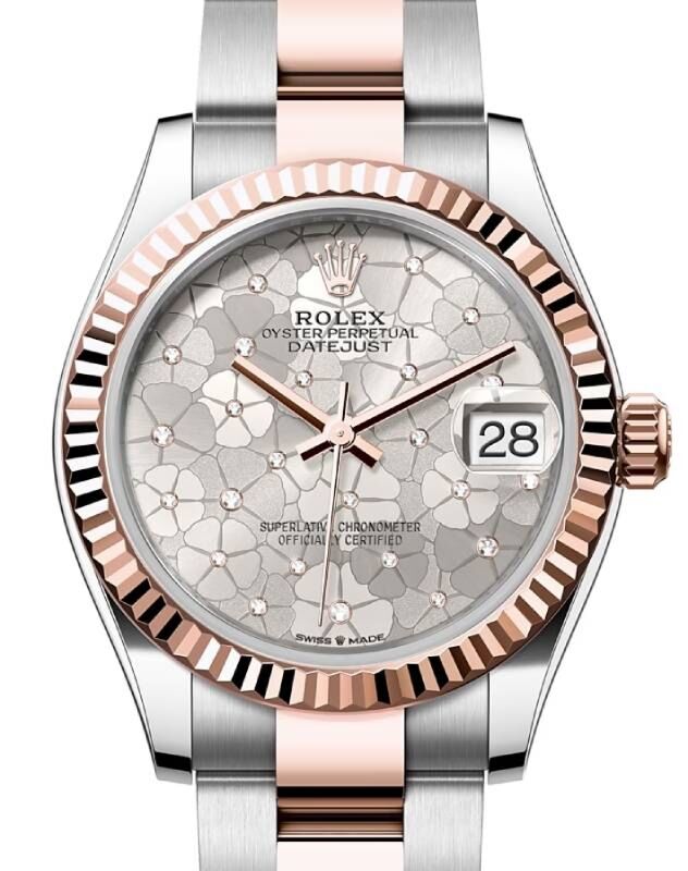 Rolex Lady-Datejust 31 31 mm 278271SVFLOMDO Steel/Rose Gold Silver