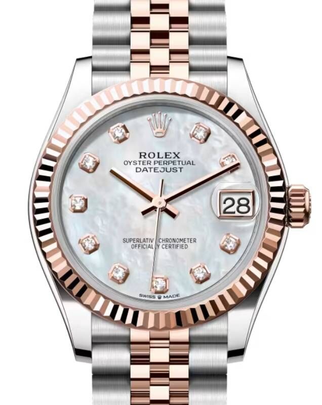 Rolex Lady-Datejust 31 31 mm 278271WMDJ Steel/Rose Gold White Mother of Pearl