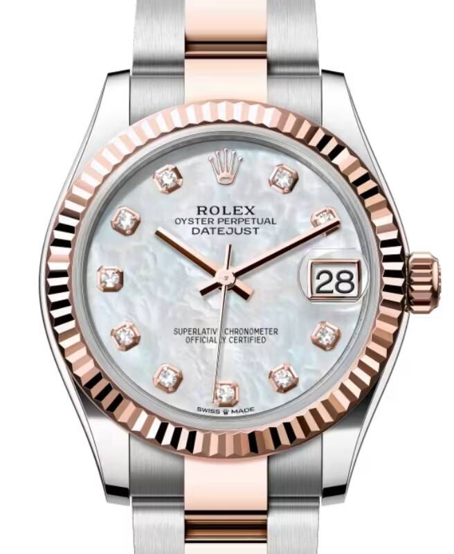 Rolex Lady-Datejust 31 31 mm 278271WMDO Steel/Rose Gold White Mother of Pearl