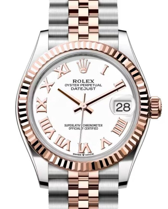 Rolex Lady-Datejust 31 31 mm 278271WRJ Steel/Rose Gold White