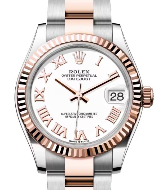 Rolex Lady-Datejust 31 31 mm 278271WRO Steel/Rose Gold White