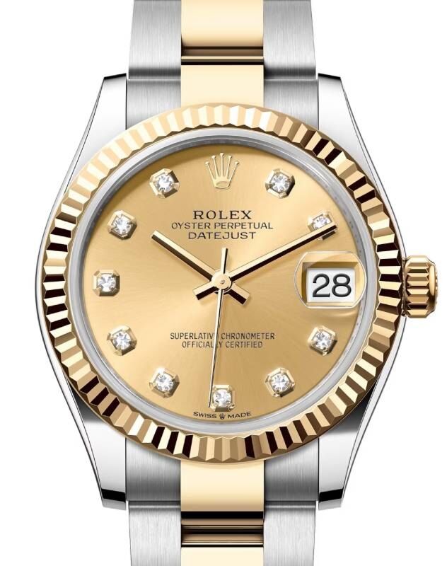 Rolex Lady-Datejust 31 31 mm 278273CDO Steel/Yellow Gold Champagne