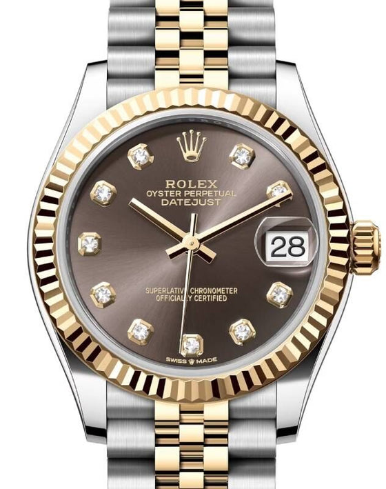 Rolex Lady-Datejust 31 31 mm 278273DGDJ Steel/Yellow Gold Grey