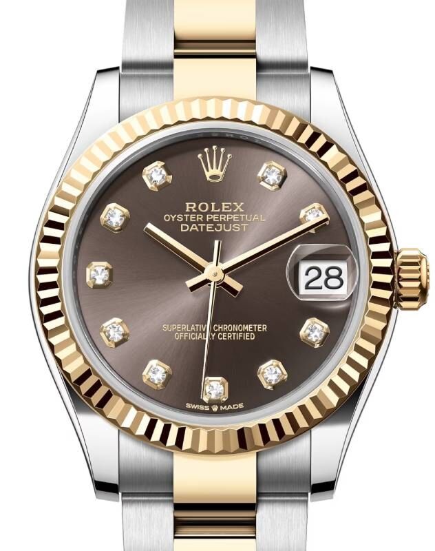 Rolex Lady-Datejust 31 31 mm 278273DGDO Steel/Yellow Gold Grey